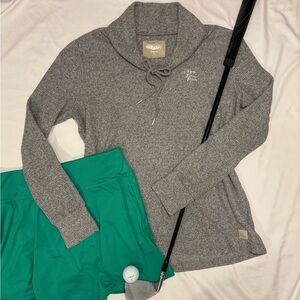 Torrey Pines Golf Course Cowl Neck Knit Pullover, Women’s Golfing, Large